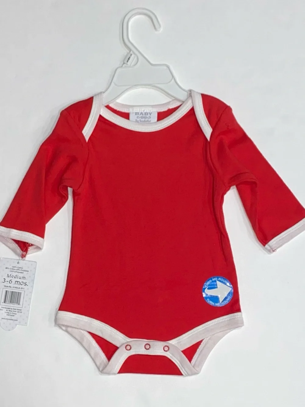 Bon Bébe Infant Boys 3-piece Santa Set: Bib, Bodysuit, Pants   3-6 Months ~Flaw~